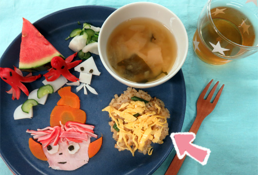 三食丼のメニュー