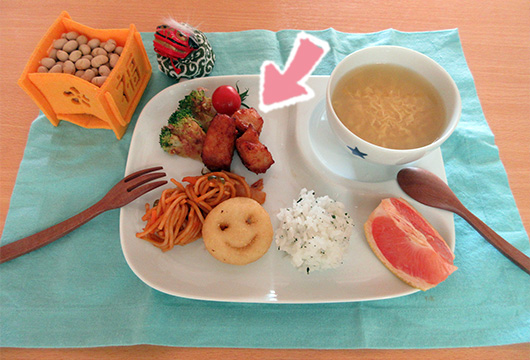 鶏のからあげのメニュー